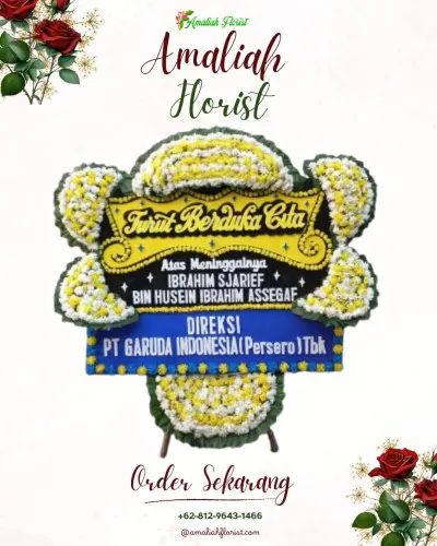 Papan Bunga Duka di Tamedan